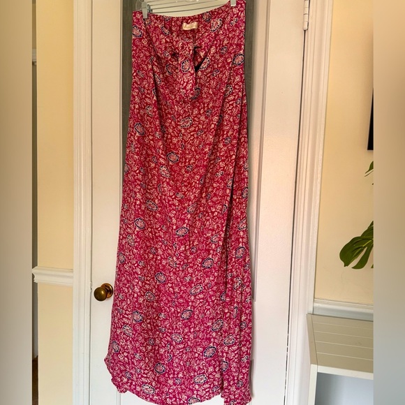 Natalie Martin Astrid Floral Print Silk  Maxi Dress Whimsical Romantic Feminine - Picture 5 of 11